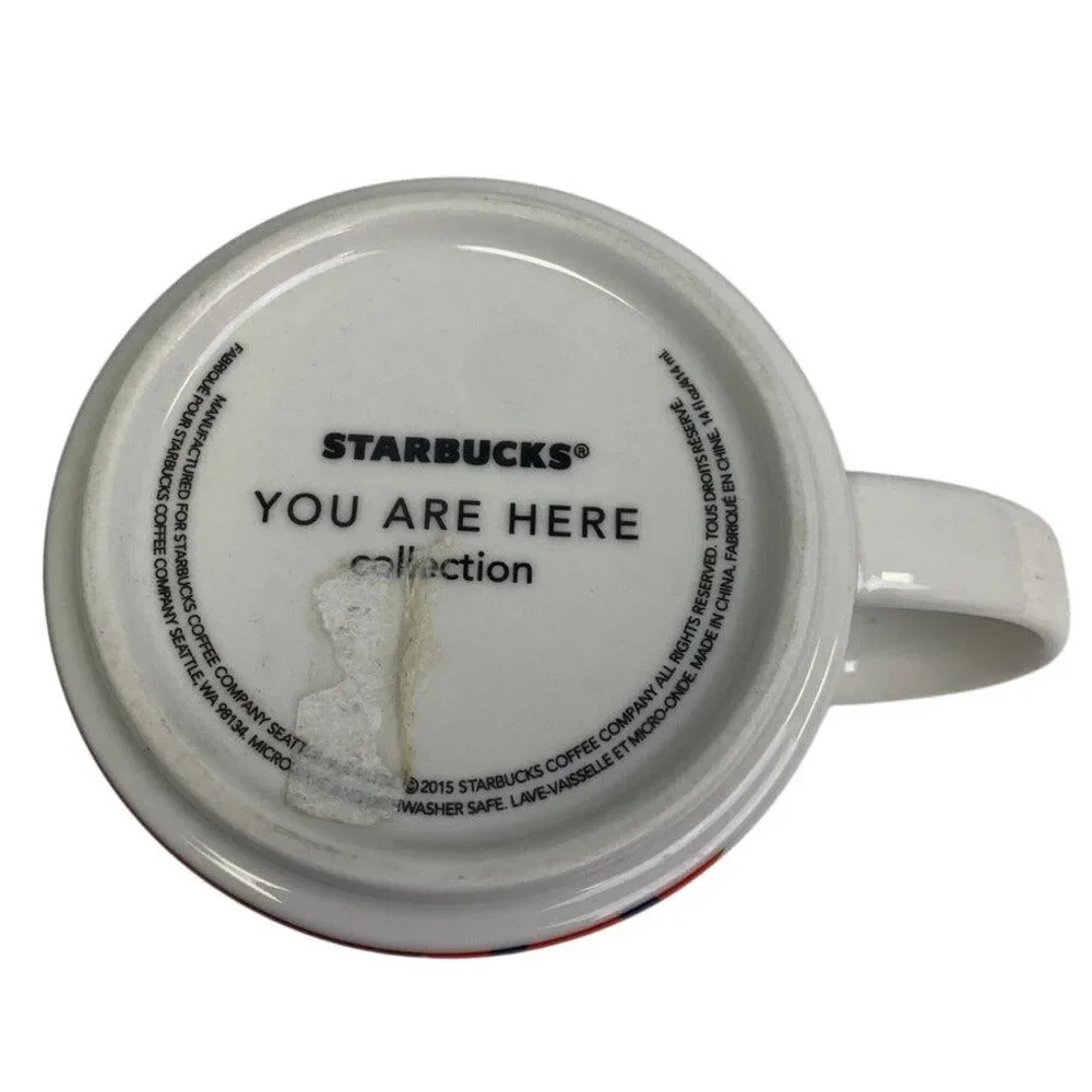 2015 New Starbucks You Are Here Collection Kansas City 14oz Ceramic Coffee Mug